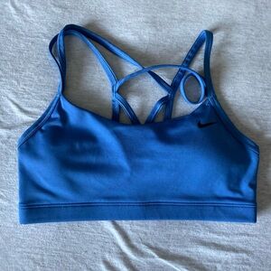 Nike - Blue Strappy Sports Bra